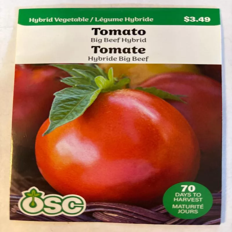 Tomato Seed Packet – Big Beef Hybrid
