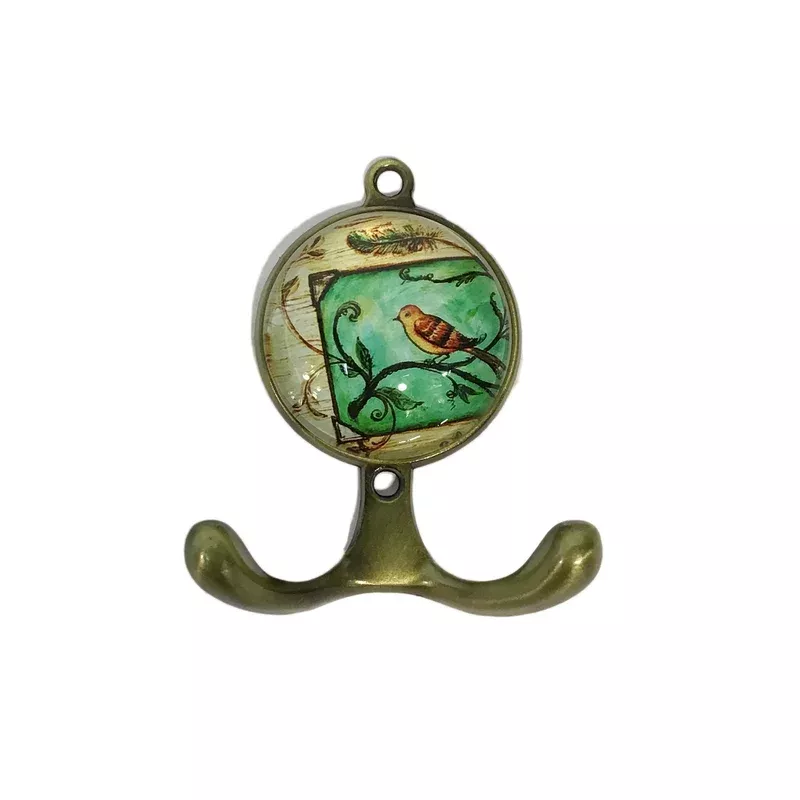 tranquillo-double-wall-hook-yellow-bird Tranquillo Double Wall Hook Yellow Bird