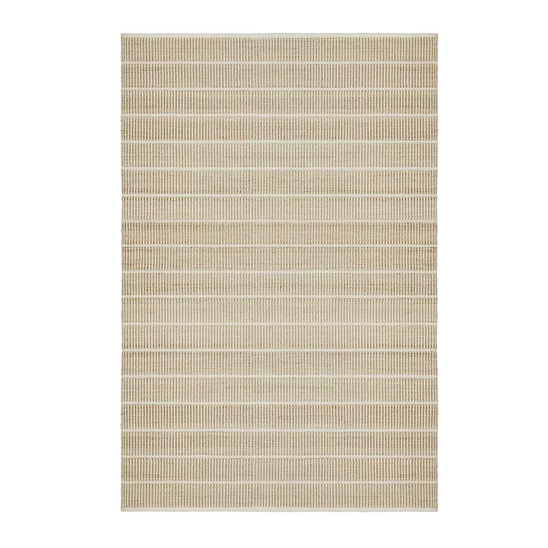 Trellis rug natural & white