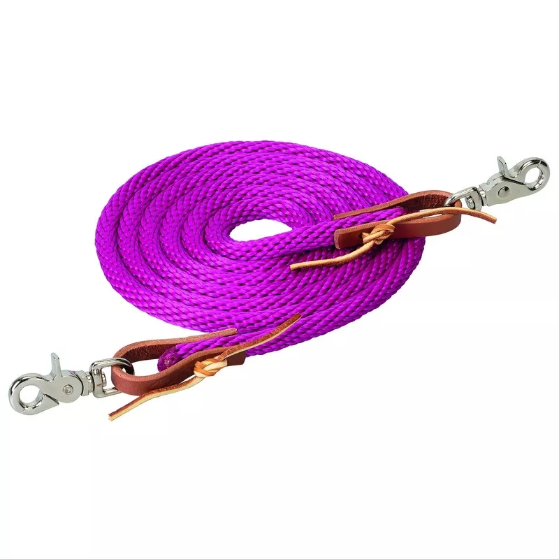 weaver-poly-roper-rein-raspberry Weaver Poly Roper Rein Raspberry