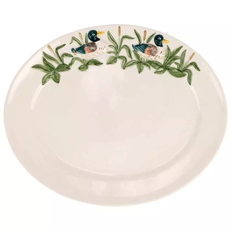 wildlife-mallard-large-oval-platter Wildlife Mallard Large Oval Platter